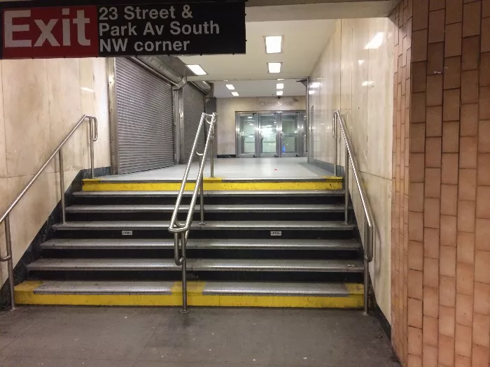 23rd St &amp; Park Ave Station Subway Stairs