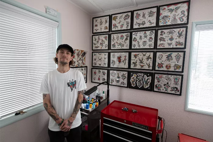 A collection of tattoo flash art by Tyler Bledsoe