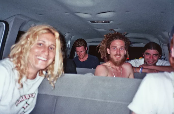 A group photo including Lewis Marnell, Neckface, Reese Forbes, and Elissa Steamer