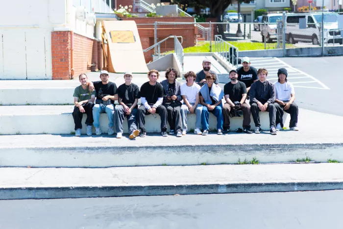 A group photo of skaters at Wallenberg