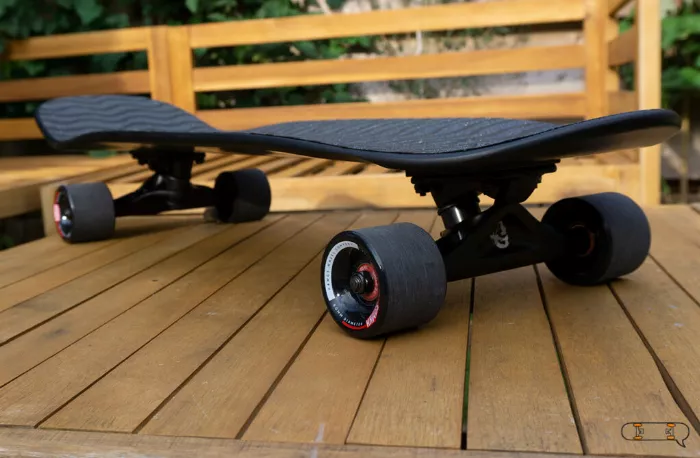 A Landyachtz cruiser skateboard, showing a good option for cruising.