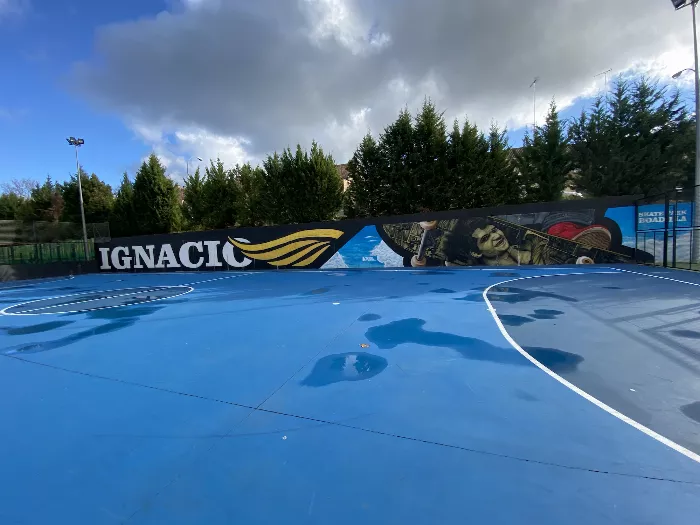 A mural in Boadilla skatepark dedicated to Ignacio.