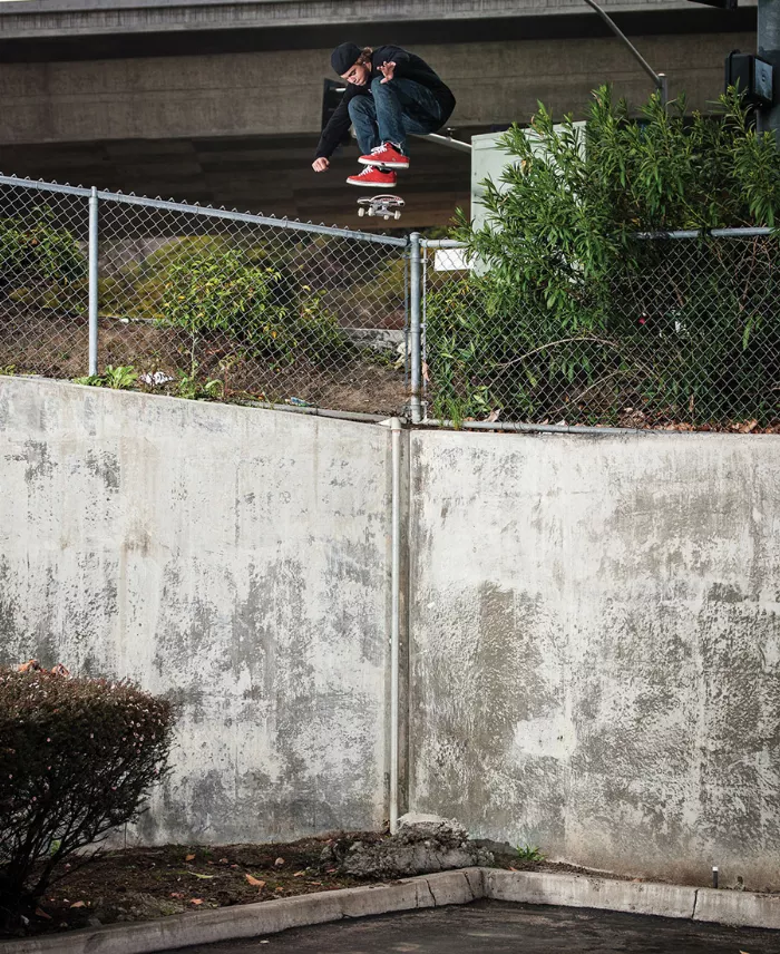 A photo of Ryan Sheckler, captured by Atiba, showcasing his long-standing relationship with Etnies and his influence on the brand