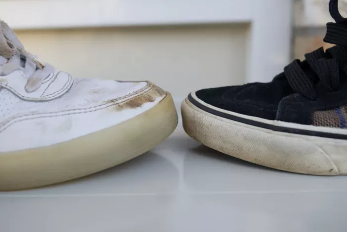 a vulc and cupsole skate shoe