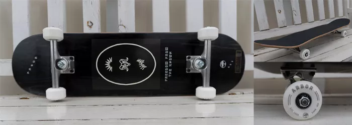 Arbor Recruit Skateboard, a versatile board for beginners