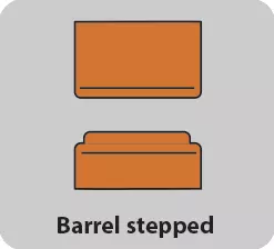 barrel stepped bushings