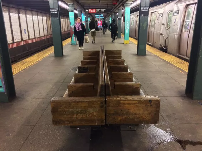 Bedford Avenue Subway Benches