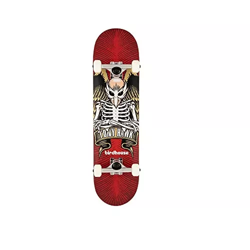 Birdhouse Skateboard Complete Tony Hawk Icon Red 8.0