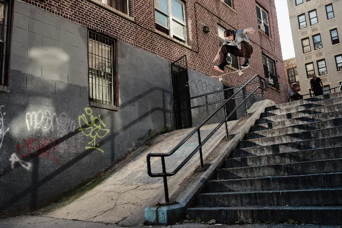 Brian Delatorre skating at Jerome Ave Banks