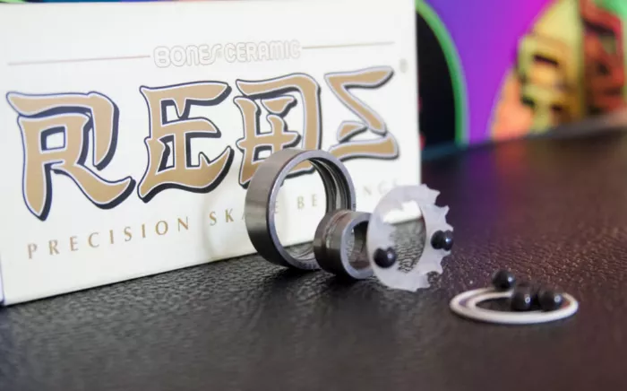 Ceramic skateboard bearings components