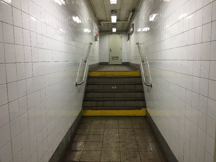 Chamber Street Subway Stairs