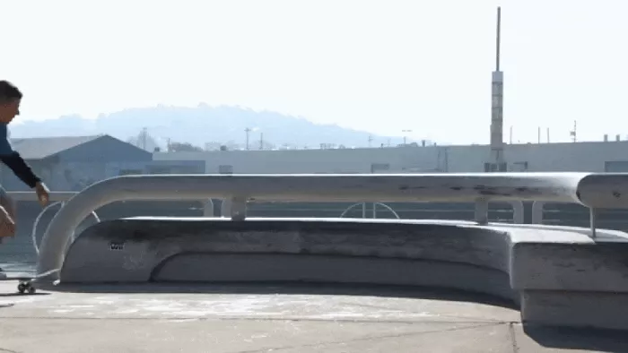 Chico Brenes doing a nollie heelflip