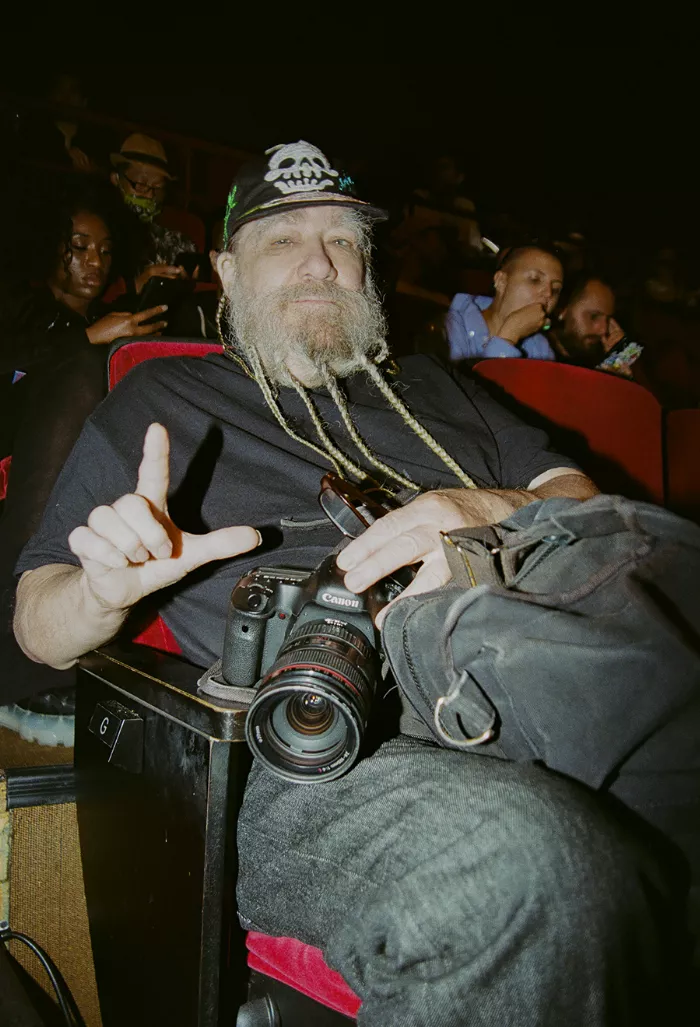 Clayton Patterson, the Santa Claus of the LES, at the premiere