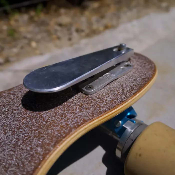 Close up of the Brakeboard braking system