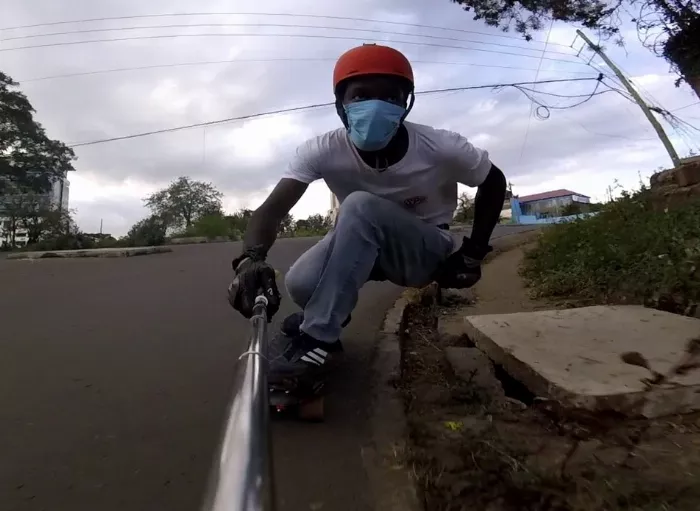 Downhill longboarding