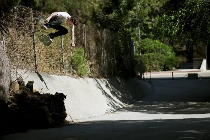 Dustin Dollin backside kickflip