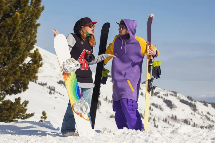 Early snowboarders facing resistance at ski resorts