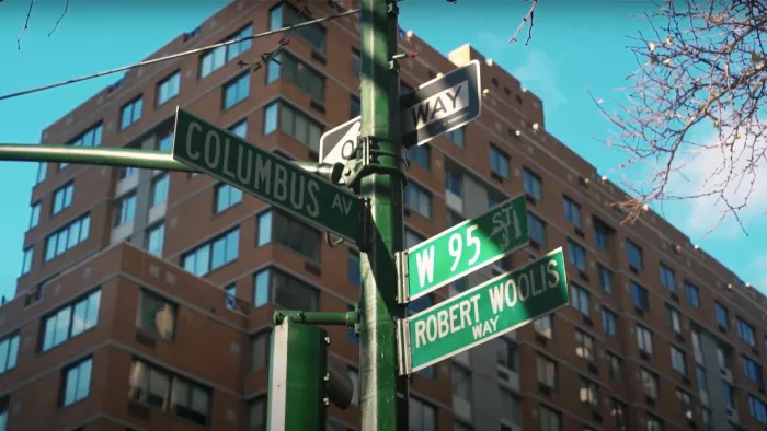 Eli Gesner revisiting a classic skate spot in Upper West Side