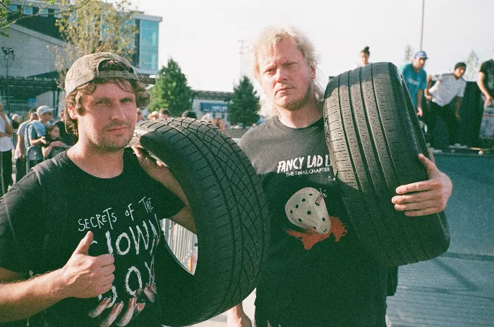 Fancy Lad boys with tires