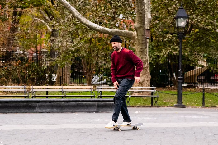 Gino Iannucci mid-trick