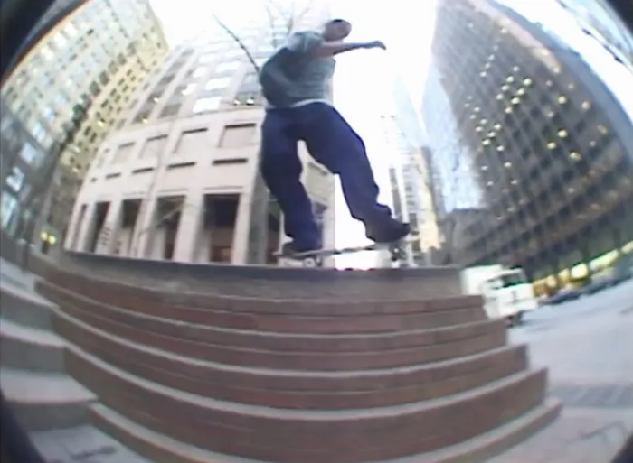 Gino Iannucci skating at the Pyramid Ledges