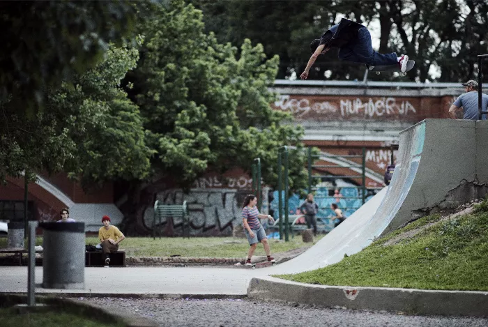 Heitor skating in Los Angeles