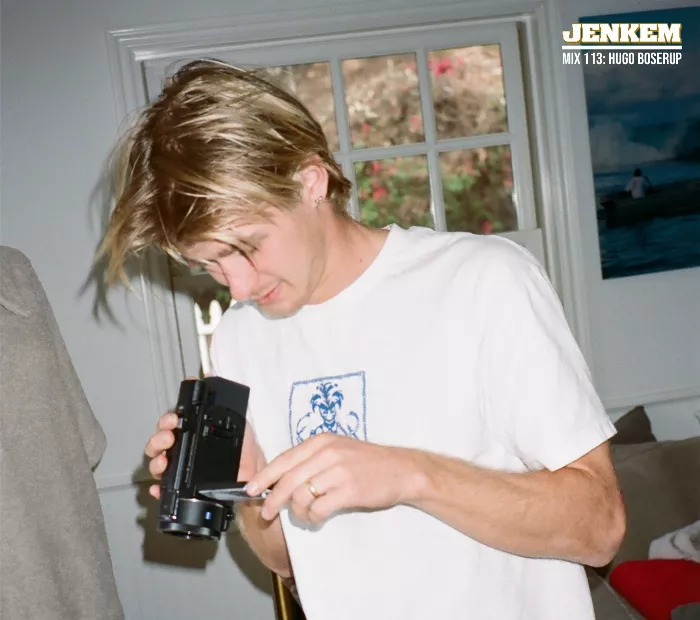 Hugo Boserup, skateboarder, in a promotional shot for his Jenkem mix