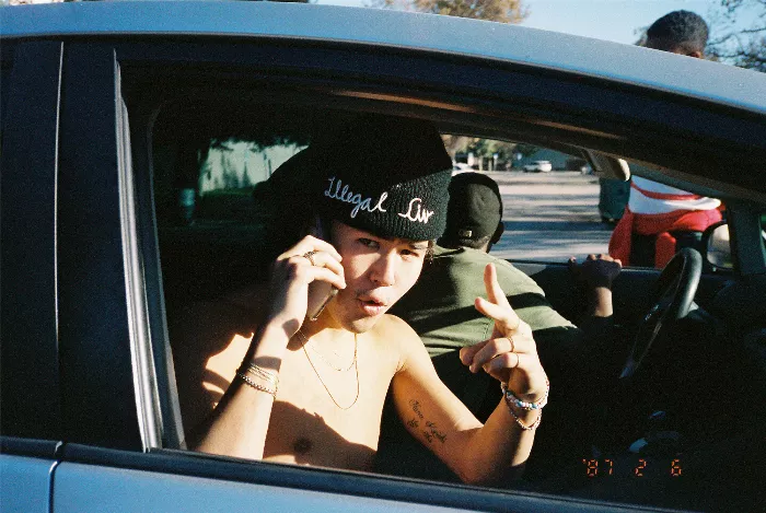 Ian in Los Angeles, captured during a skateboarding trip.