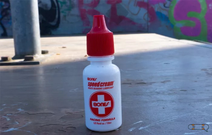 Image of Bones Speed Cream lubricant for skateboard bearings