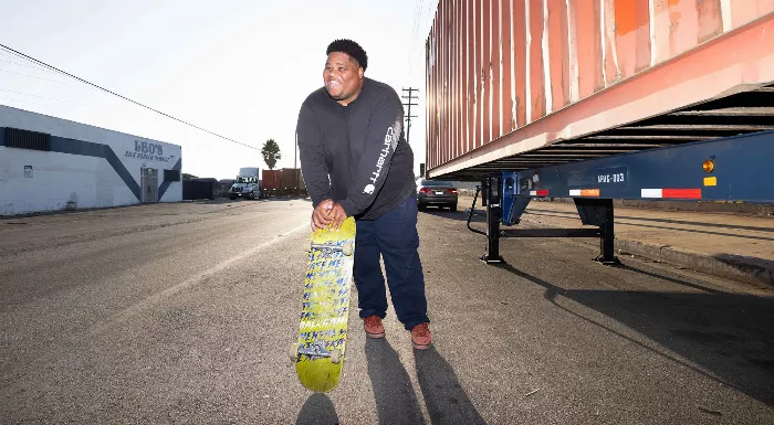 Joey Walder skateboarding