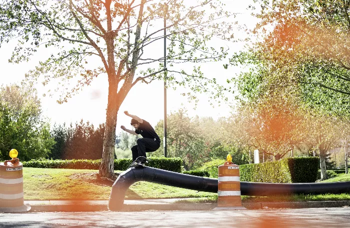 Jordan Sanchez portrait by Corey Greengage, showcasing his transition from pro skater to a more mature and family-oriented lifestyle