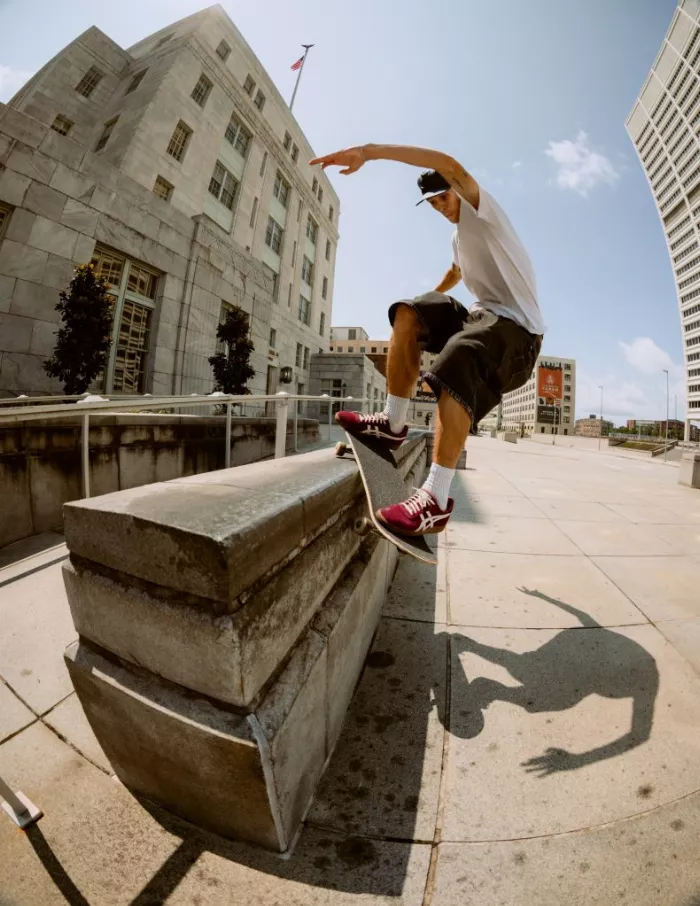 Justin Hearn, a skateboarder and filmmaker from Atlanta