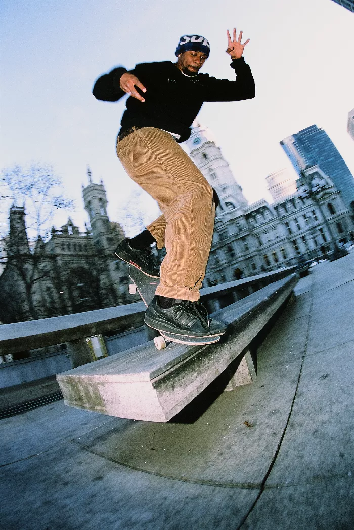 Kris Brown skating at Muni