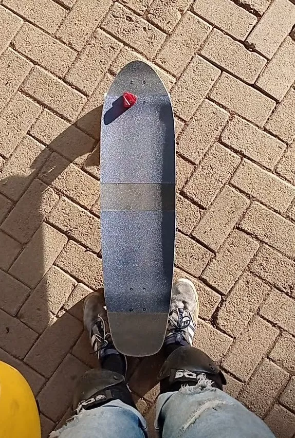 Landyachtz Freedive Longboard with Seismic Lokton Griptape