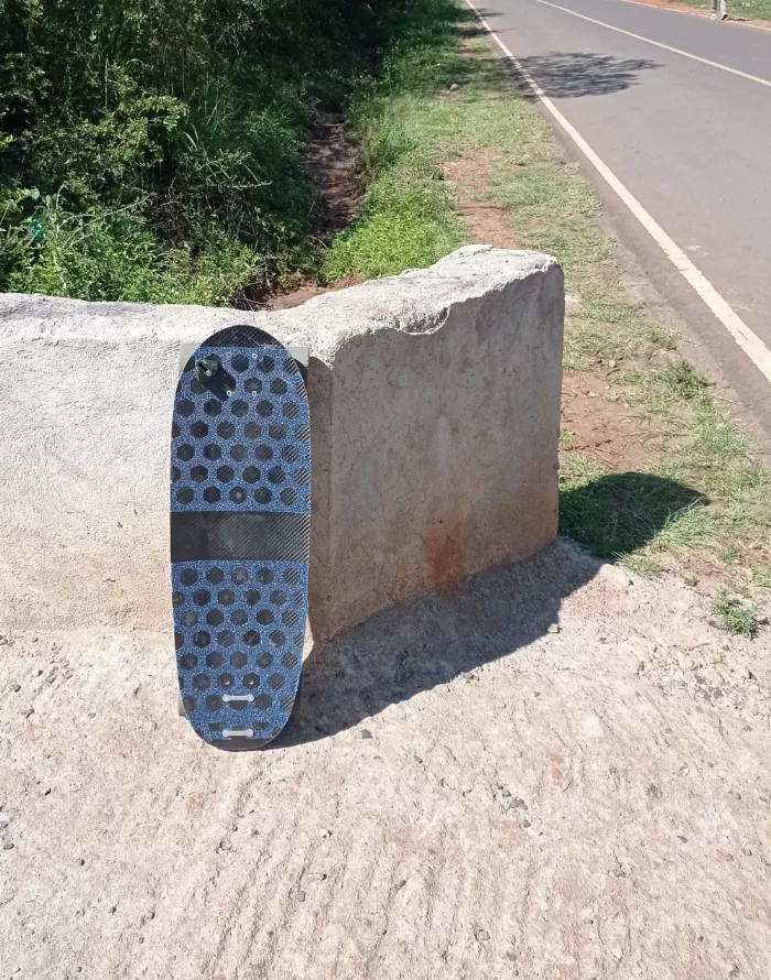 Landyachtz Small Blind longboard with solid Seismic Lokton Griptape