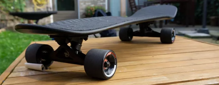 Landyachtz Tugboat, an aggressive cruiser skateboard