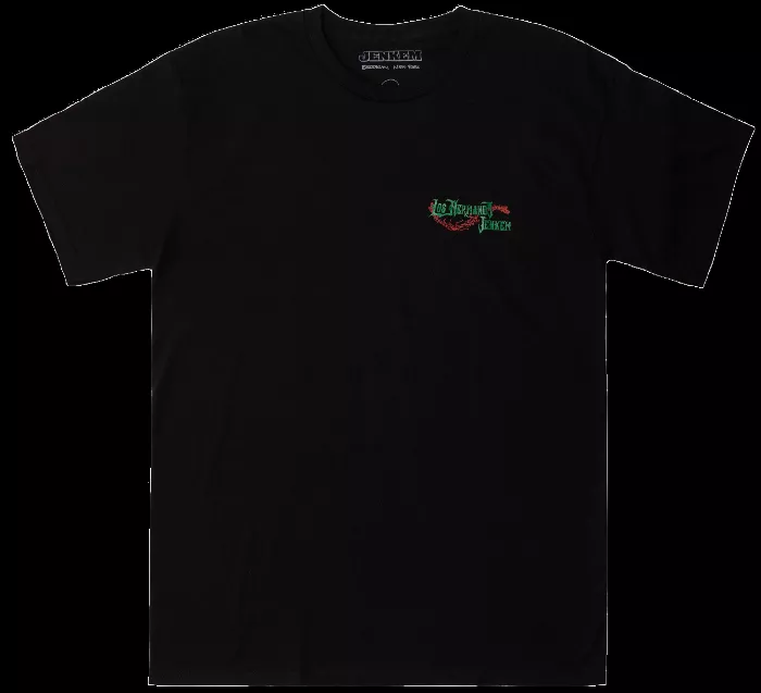 Los Hermanos black tee front