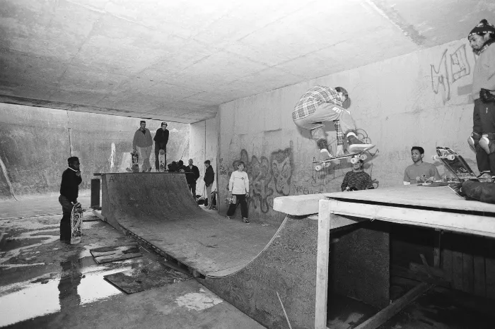 Milton Keynes, DIY mini ramp, 1988