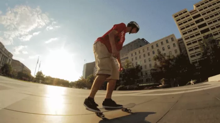 Revive skater doing a trick with dad angles