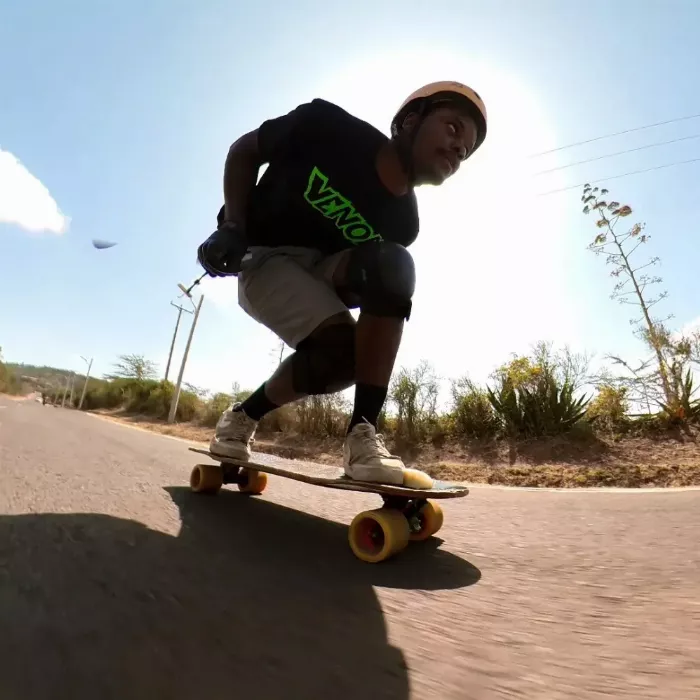 riding the 88wheel co maverick longboard wheels