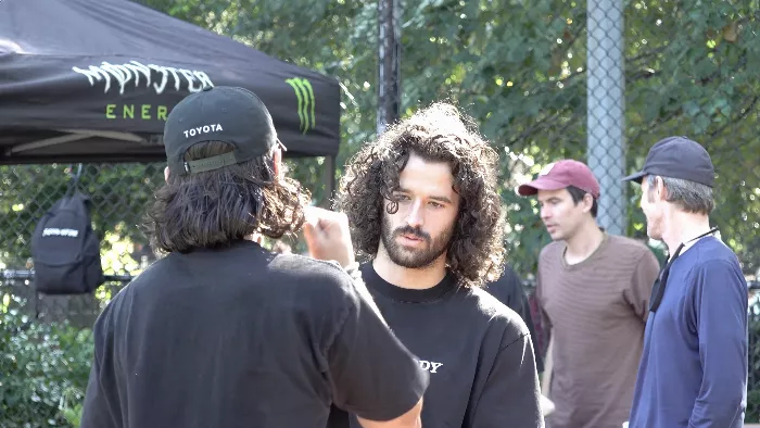 Screenshot of Myles Underwood skating at Tompkins