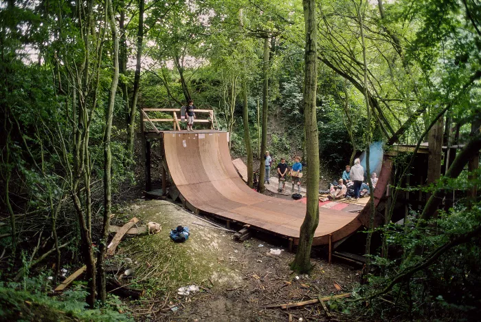 Secret ramp, Hertford, 1988