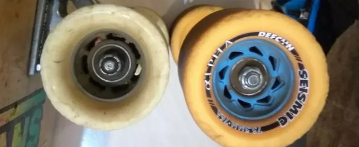 Seismic Alpha longboard wheels with large cores