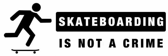 skateboarding in an urban area