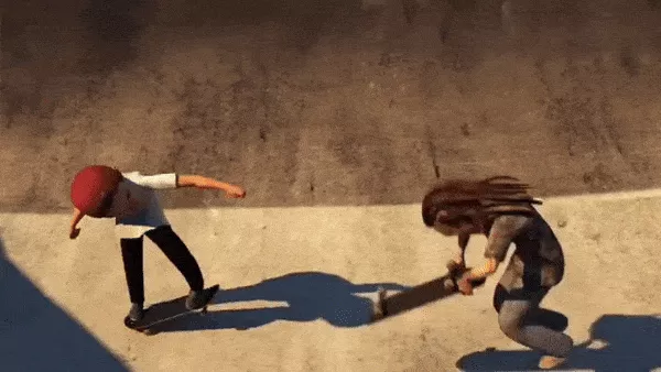 Skatepark Smackdown Gameplay Animation