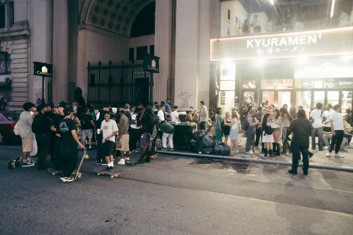 Smoking Cigarettes at NYC Party