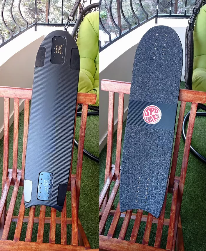 Sp8boards custom longboard graphics