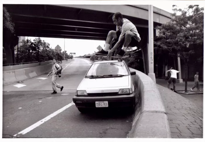 Steve Rodriguez at the Brooklyn Banks