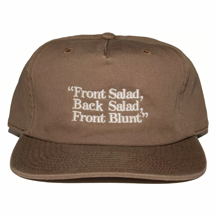 The front of the Front Blunt hat