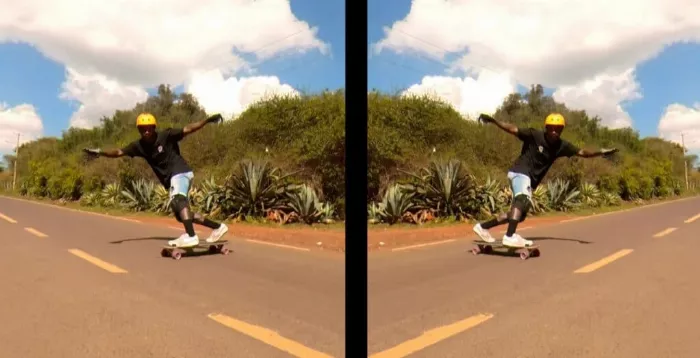 toeside stand-up speed check - point your shoulders where you want tog o